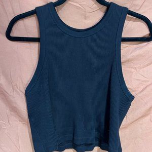Uniqlo Ribbed Crop Tank